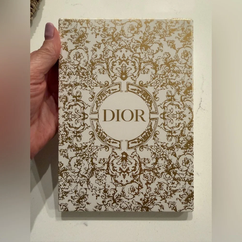Dior White and Gold Patterned NIB